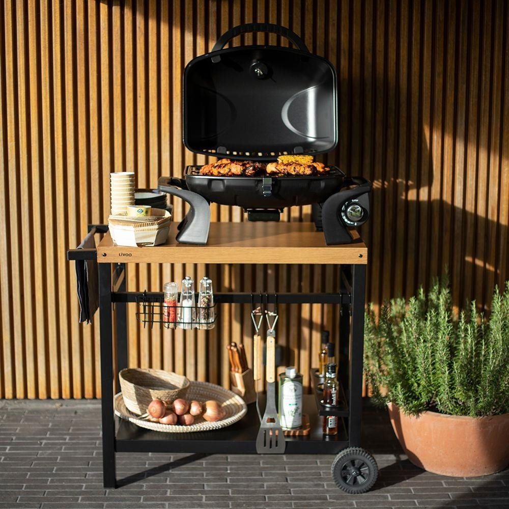 Garden table Livoo GS131 Table for plancha grills