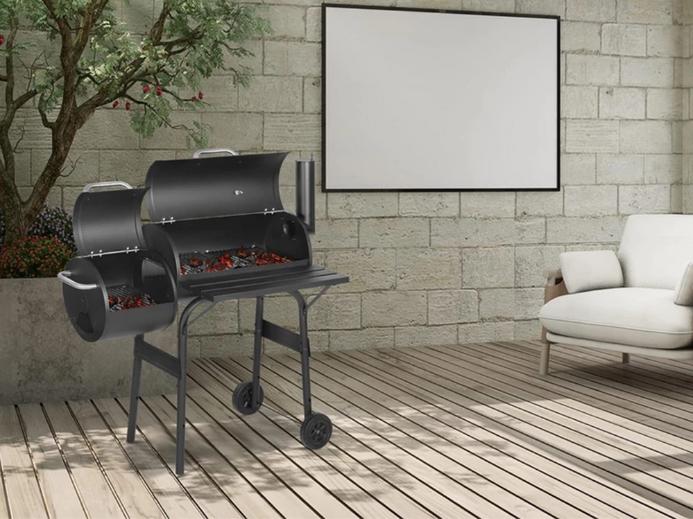 The Verk 27092 is a combination grill and smoker