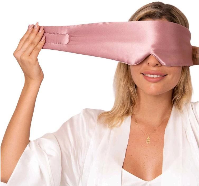 Sleeping mask UVtech Silk sleeping mask H-3 - pink