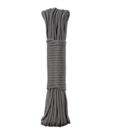 MFH Parachute cord 5 mm × 15,24 m grey