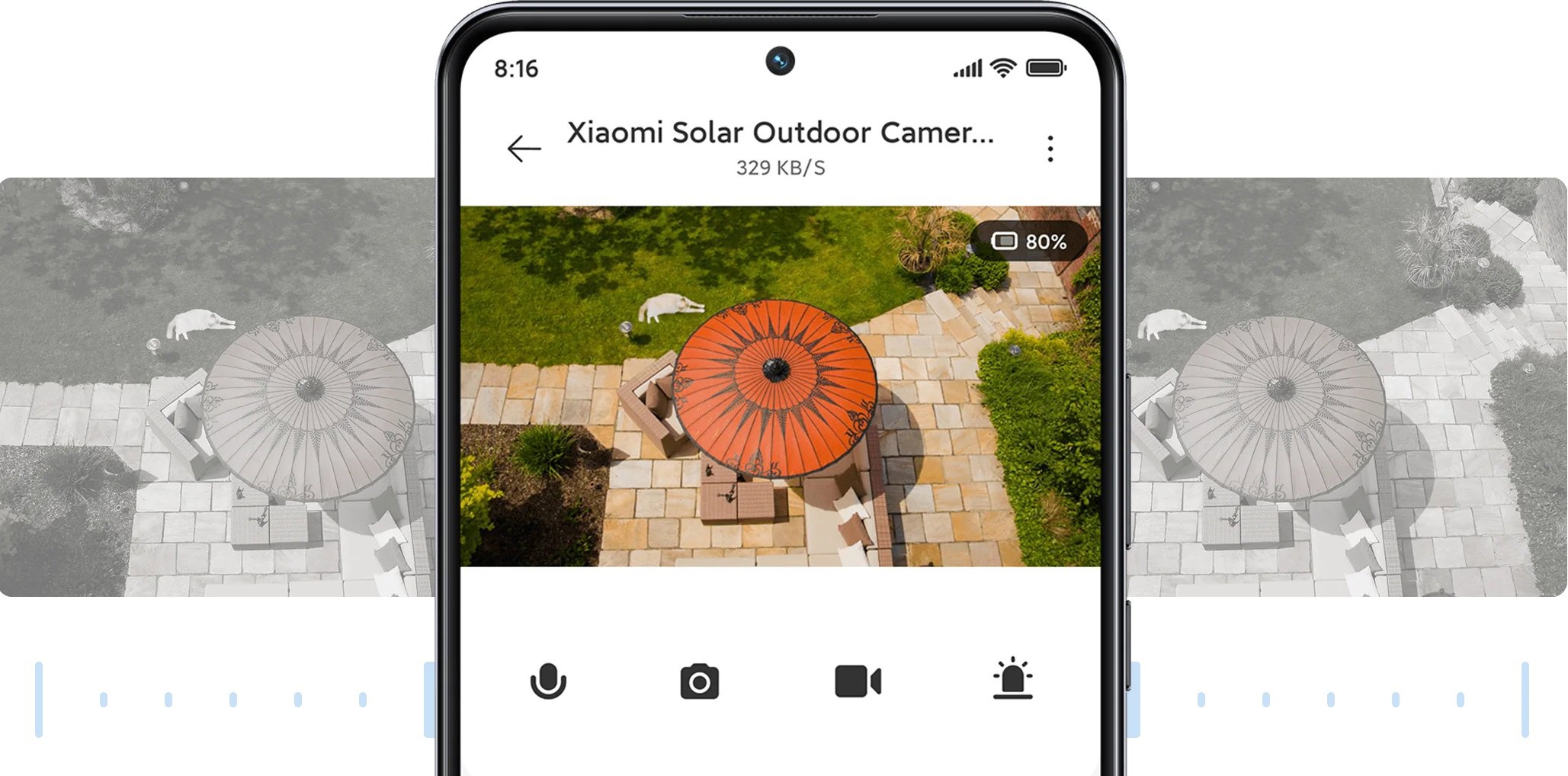 IP kamera Xiaomi Solar Outdoor Camera BW400 Pro Set