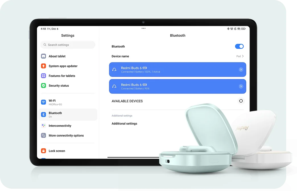 Bezdrátová sluchátka Xiaomi Redmi Buds 6