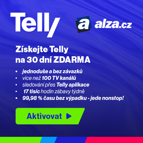 Poukaz Předplatné digitální TV Telly na 30 dní