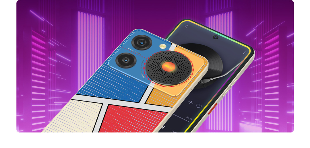 Mobilní telefon Nubia Music 4GB/128GB POP Art