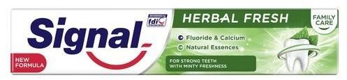 Zubní pasta - Zubní pasta SIGNAL Family Care Herbal Fresh 75 ml