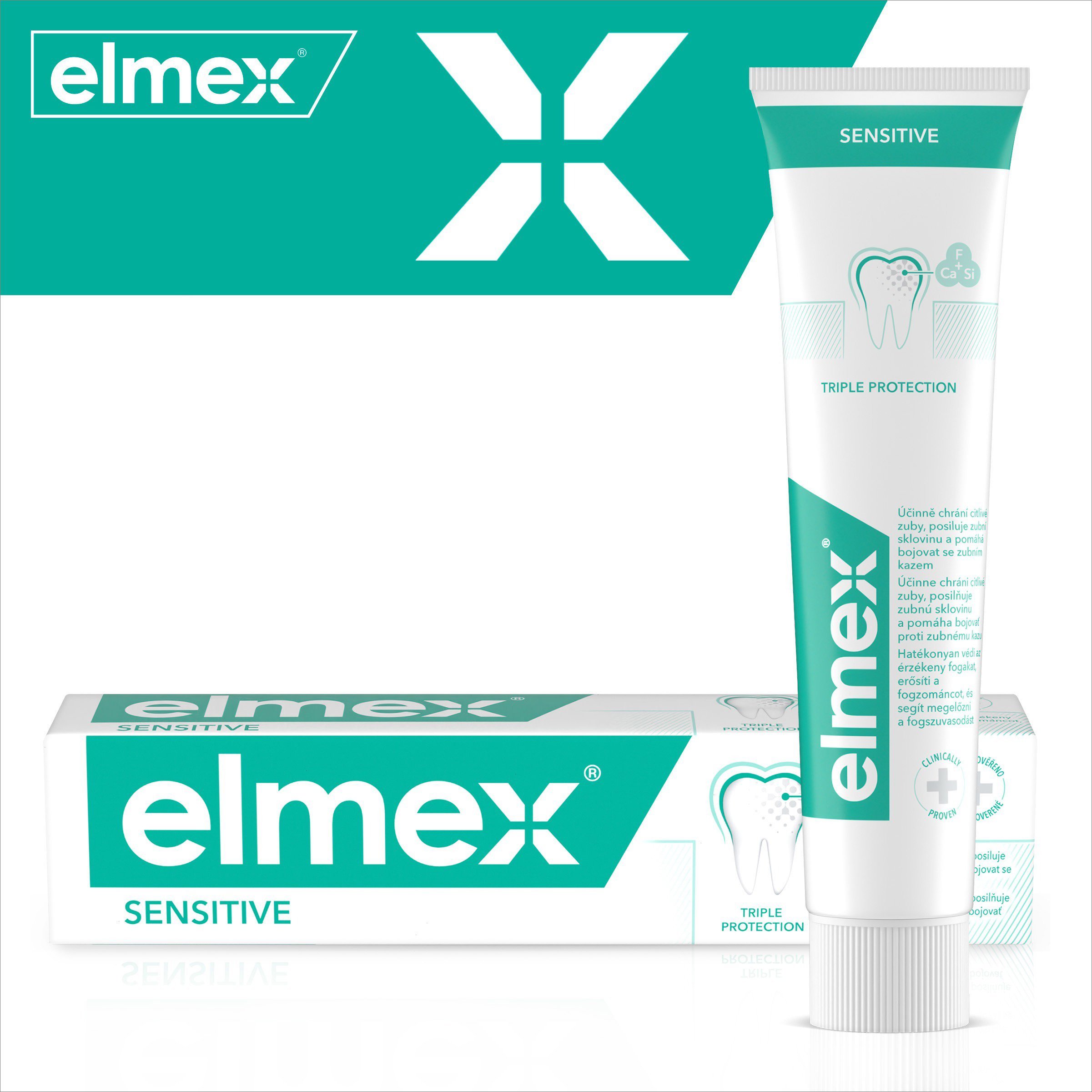Zubní pasta ELMEX Sensitive s aminfluoridem 75 ml