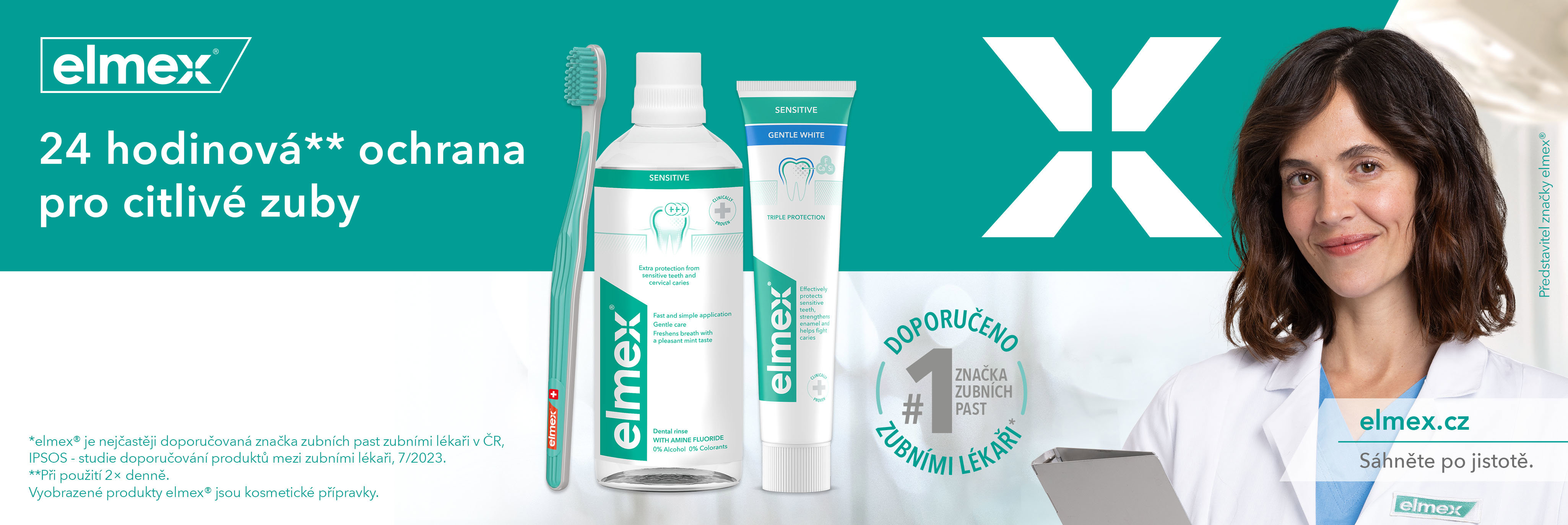 Zubní pasta ELMEX Sensitive Gentle White