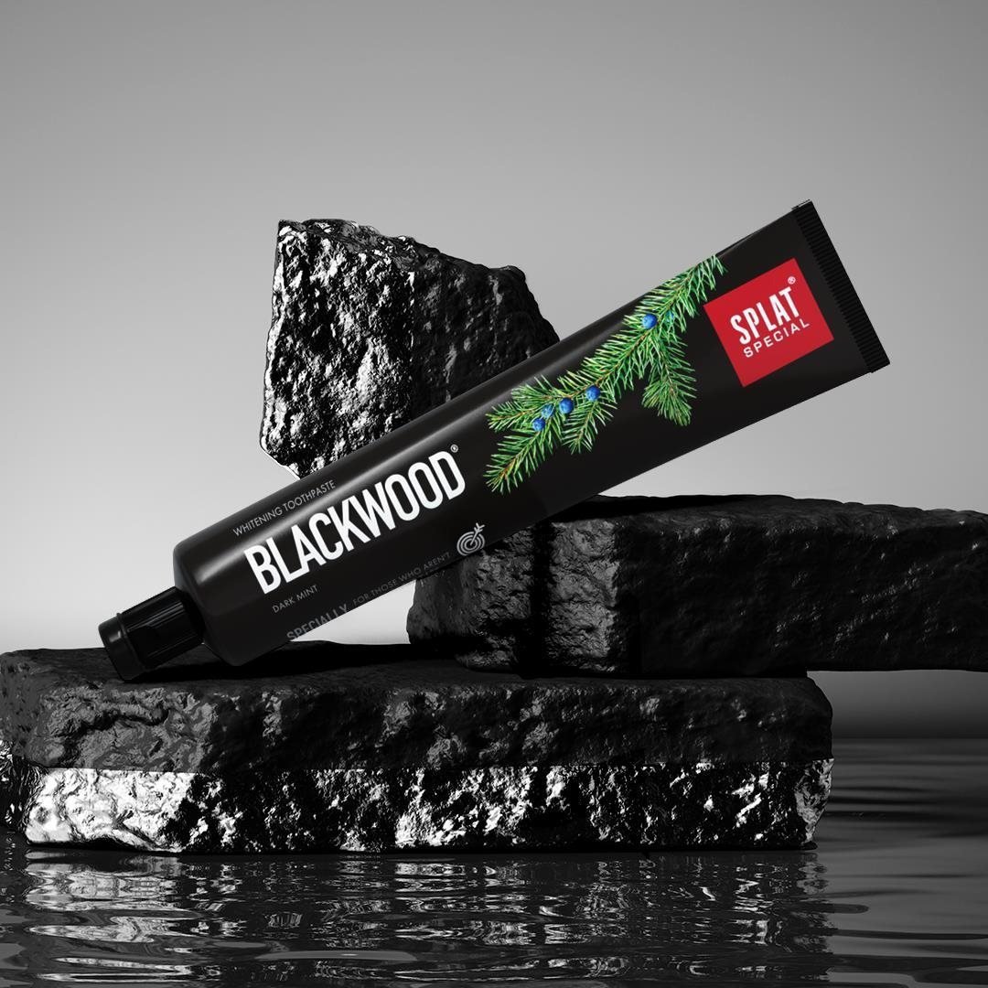 Černá zubní pasta SPLAT Special Blackwood 75 ml