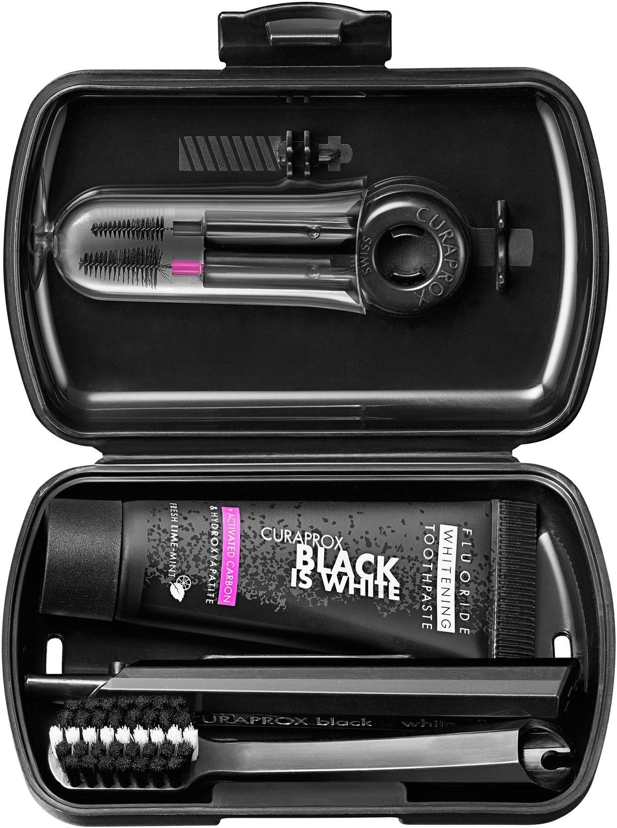 CURAPROX Travel Set Black is White