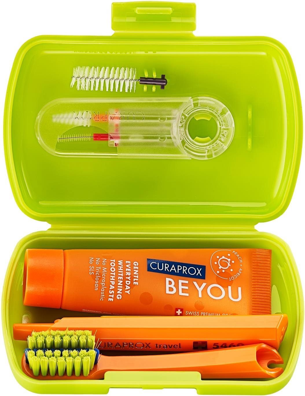 CURAPROX Travel Set Ortho, zelený