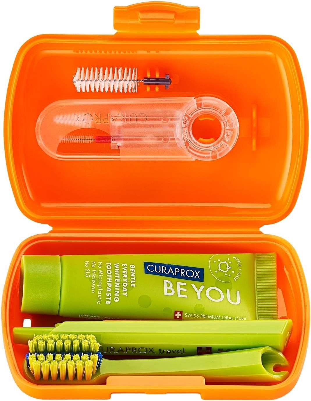 CURAPROX Travel Set Ortho, oranžový