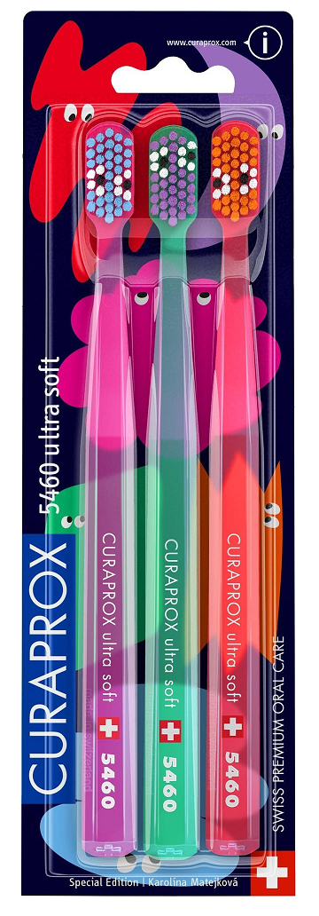 CURAPROX CS 5460 Ultra Soft okatá edice 3 ks