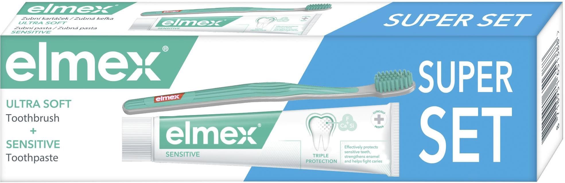 ELMEX Super Set Sensitive 75 ml and Ultra Soft