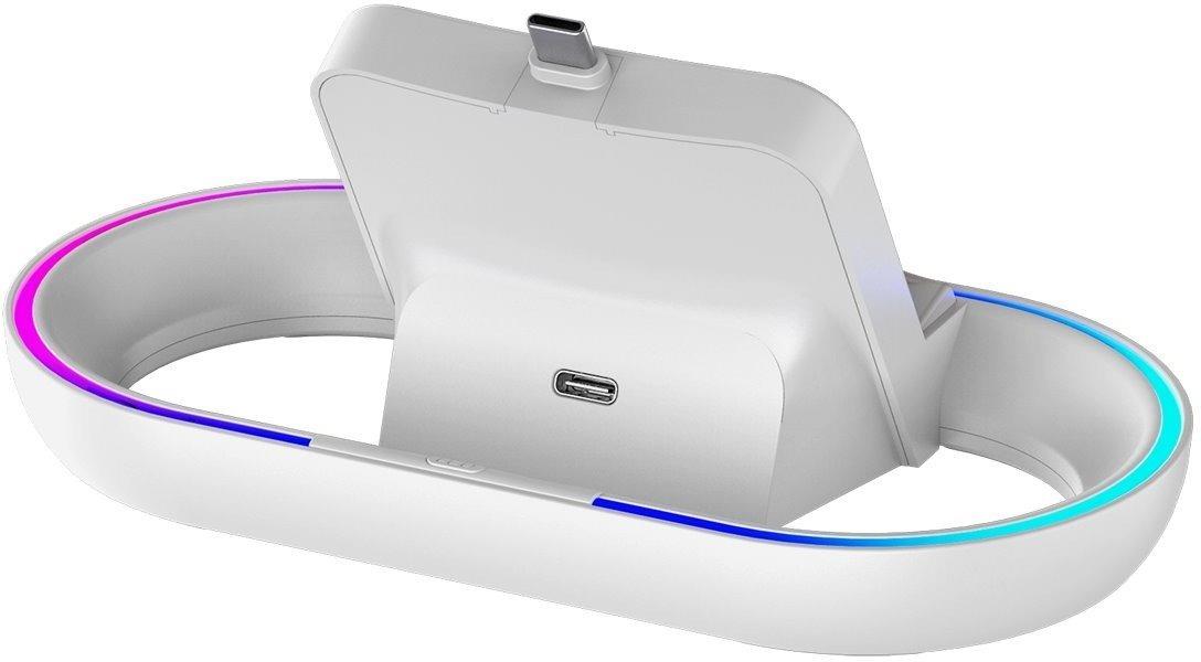 Dobíjecí stanice iPega P5P02 Charger Dock s RGB pro Playstation Portal Remote Player White