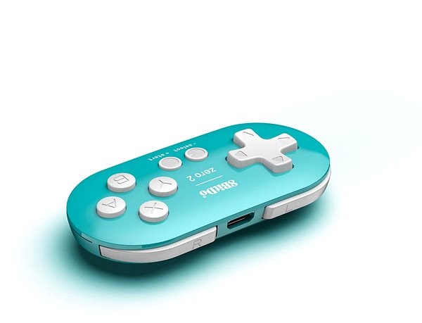 Gamepad 8BitDo Zero 2 Wireless Controller - Turquoise Edition - Nintendo Switch ...