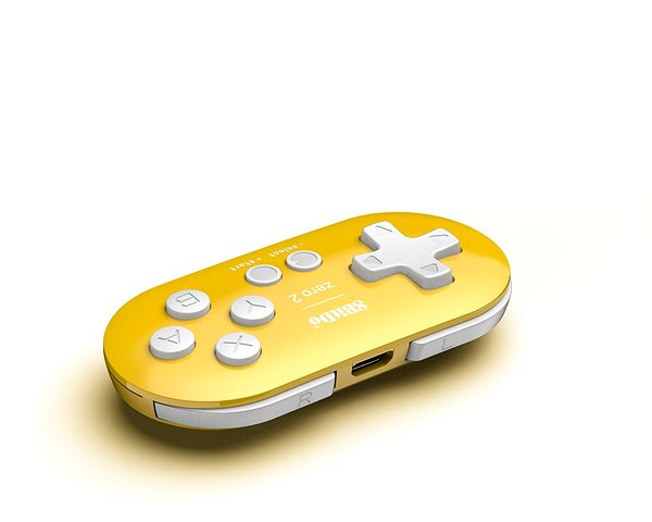 Gamepad 8BitDo Zero 2 Wireless Controller - Yellow Edition - Nintendo Switch ...