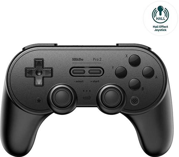 Gamepad 8BitDo Pro 2 Wireless Controller (Hall Effect Joystick) – Black Edition – Nintendo Switch ...