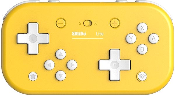 Gamepad 8BitDo Lite Gamepad – Yellow – Nintendo Switch ...