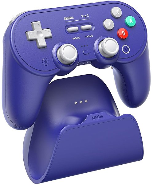 Gamepad 8BitDo Pro 3 Bluetooth Gamepad – Purple – Nintendo Switch/PC ...