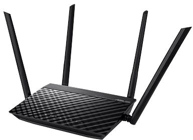 WiFi Router Asus RT-AC1200 v.2 Lateral view