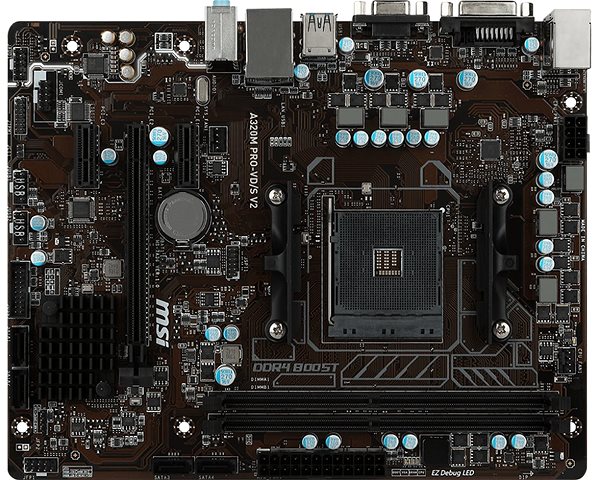 Motherboard MSI A320M PRO-VD/S V2 Screen