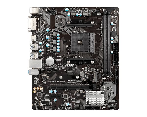 Motherboard MSI A320M-A Screen