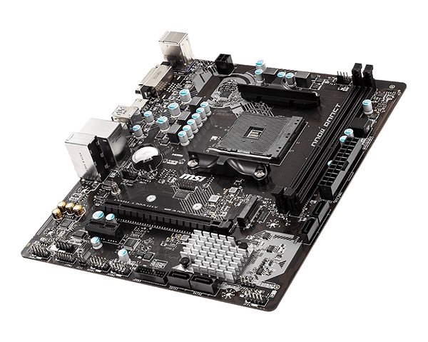 Motherboard MSI A320M-A PRO MAX Lateral view