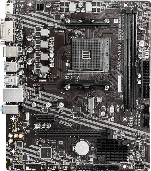 Motherboard MSI A520M-A PRO Screen