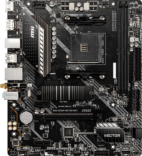 Motherboard MSI MAG A520M VECTOR WIFI Screen