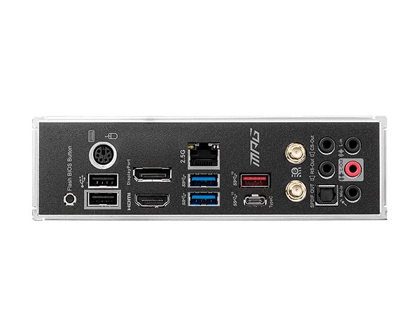 Motherboard MSI MPG B550 GAMING EDGE WIFI Connectivity (ports)