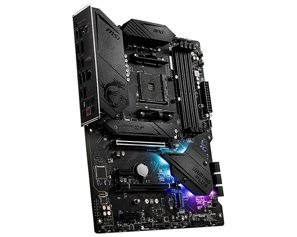 Motherboard MSI MPG B550 GAMING PLUS Lateral view