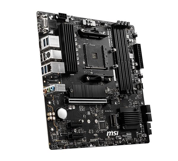 Motherboard MSI B550M PRO-VDH Lateral view