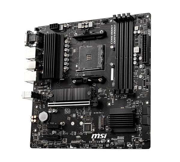 Motherboard MSI B550M PRO-VDH Lateral view