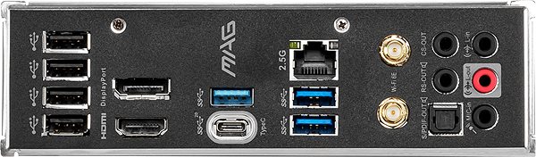 Motherboard MSI MAG B560M MORTAR WIFI Connection options (ports)