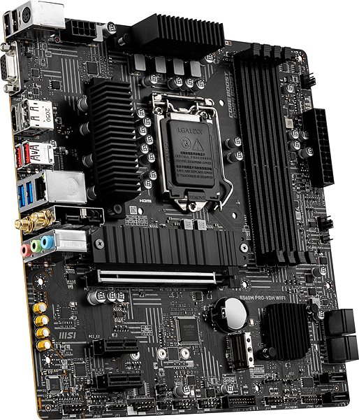 Motherboard MSI B560M PRO-VDH WIFI Lateral view