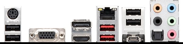 Základná doska MSI PRO B660-A DDR4 Možnosti pripojenia (porty)
