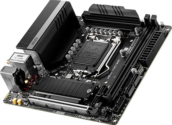 Motherboard MSI H510I PRO WIFI Lateral view