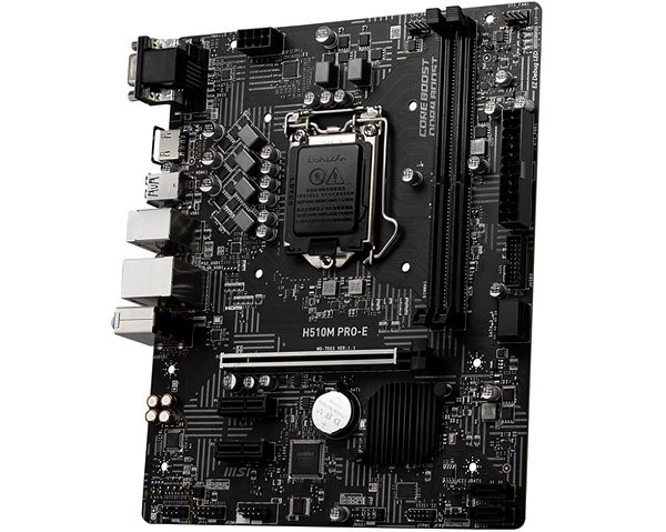Motherboard MSI H510M PRO-E Lateral view