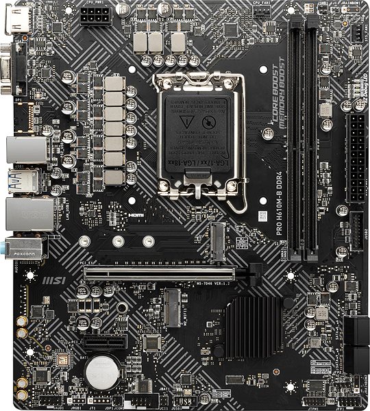 Motherboard MSI PRO H610M-B DDR4 Mainboard Screen