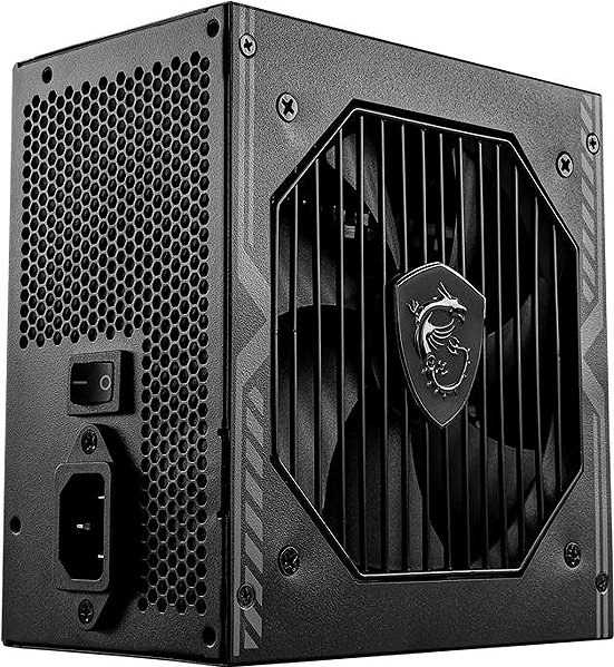 PC Power Supply MSI MAG A550BN Lateral view