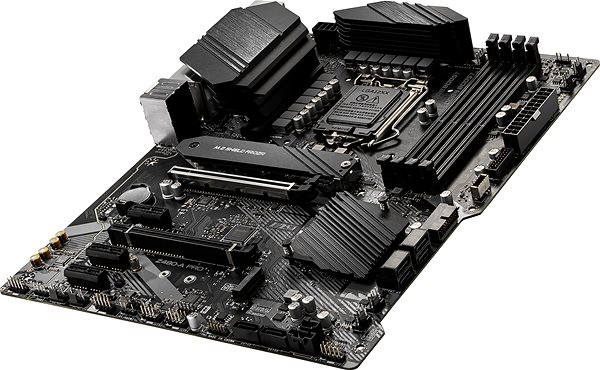 Motherboard MSI Z490-A PRO Lateral view