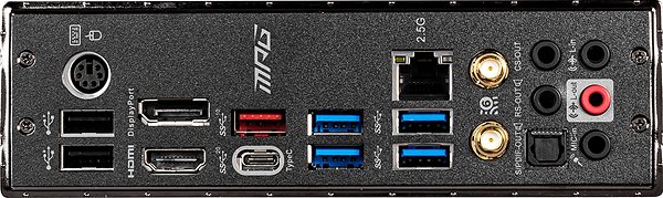 Alaplap MSI MPG Z490 GAMING EDGE WIFI Csatlakozási lehetőségek (portok)