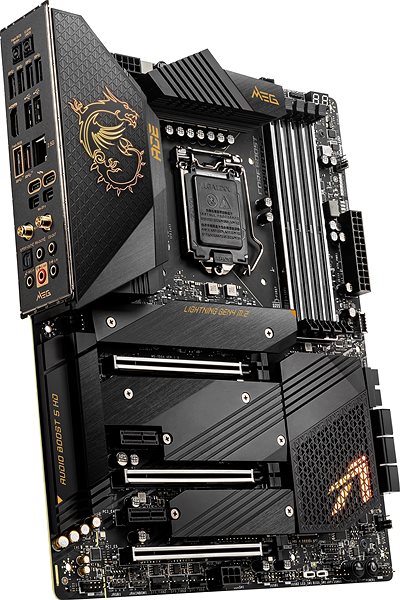 Motherboard MSI MEG Z590 ACE Lateral view