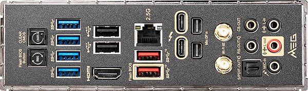 Motherboard MSI MEG Z590 ACE Connectivity (ports)