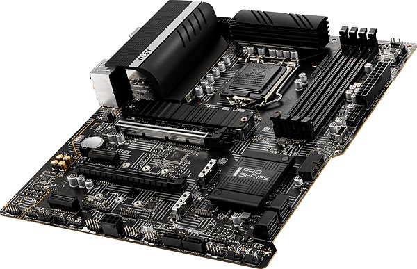 Motherboard MSI Z590-A PRO Lateral view