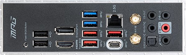 Základná doska MSI MPG Z590 GAMING EDGE WIFI Možnosti pripojenia (porty)