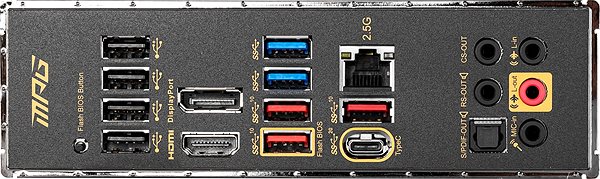 Motherboard MSI MPG Z590 GAMING FORCE Connectivity (ports)