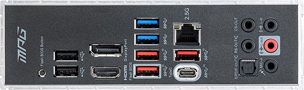 Motherboard MSI MPG Z590 GAMING PLUS Mainboard Anschlussmöglichkeiten (Ports)