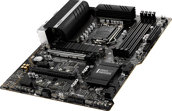 Motherboard MSI Z590 PRO WIFI Lateral view