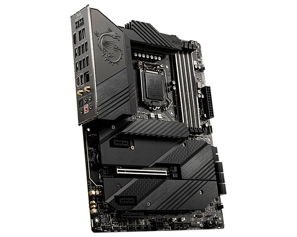 Motherboard MSI MEG Z590 UNIFY Lateral view